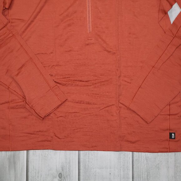 NEW REI Co-op Merino 185 Long-Sleeve Half-Zip Base Layer Top - Men's - Picture 3 of 7